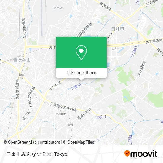 二重川みんなの公園 map