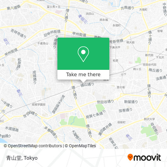 青山堂 map