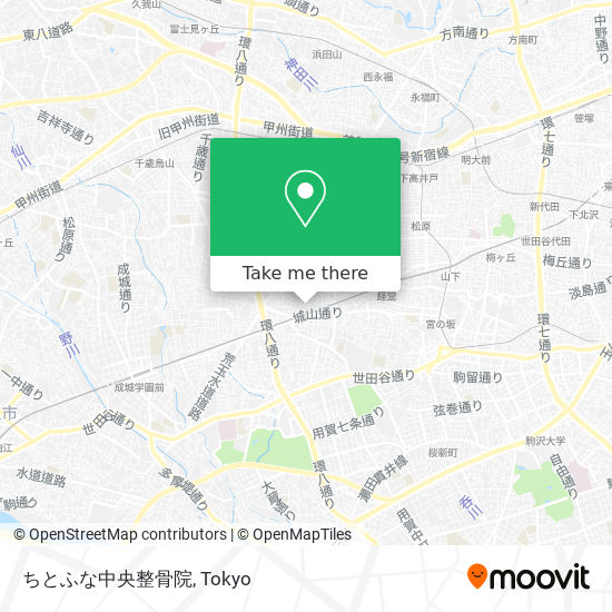 ちとふな中央整骨院 map