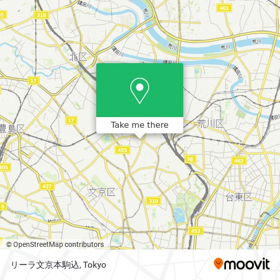 リーラ文京本駒込 map
