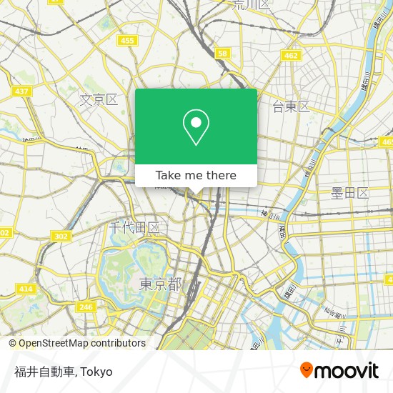 福井自動車 map