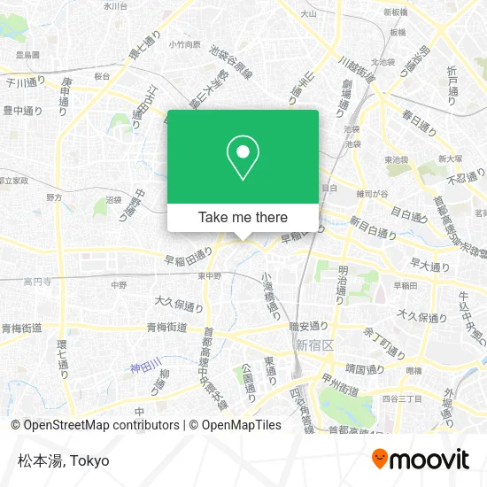 松本湯 map
