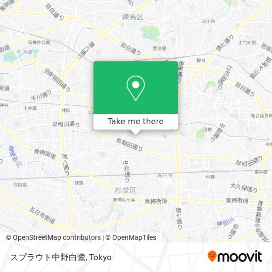 スプラウト中野白鷺 map