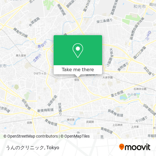 うんのクリニック map