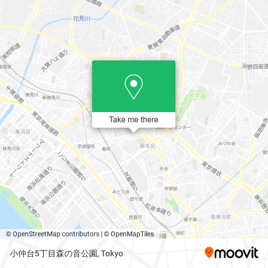 小仲台5丁目森の音公園 map