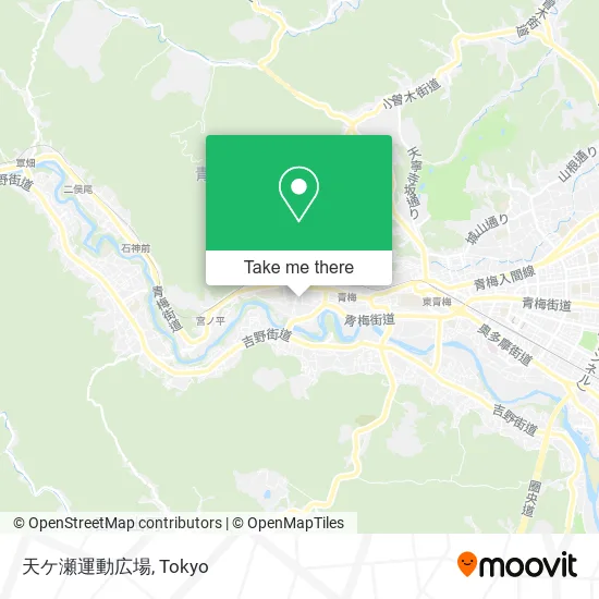 天ケ瀬運動広場 map