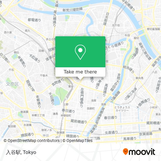 入谷駅 map