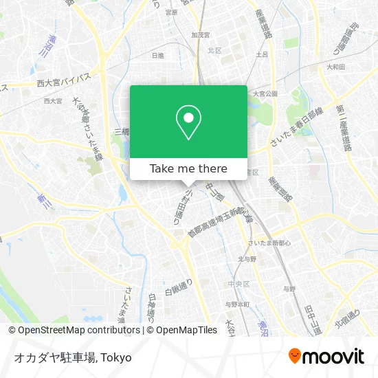 オカダヤ駐車場 map