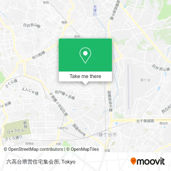 六高台県営住宅集会所 map