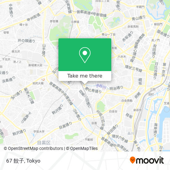 67 餃子 map