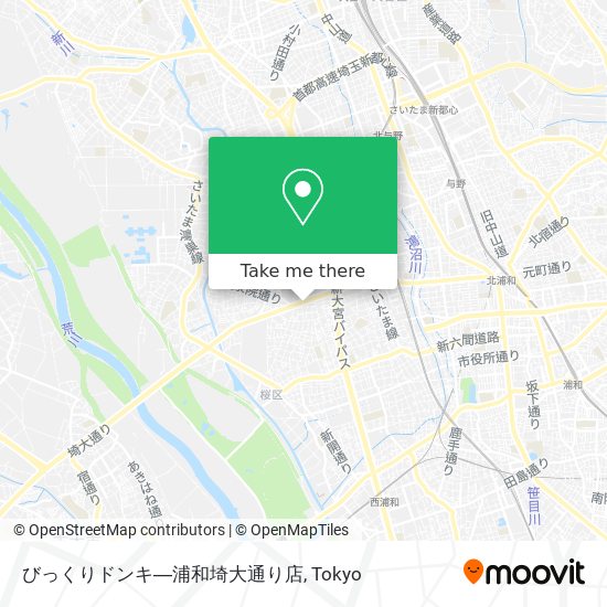 びっくりドンキ―浦和埼大通り店 map