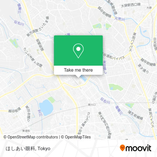 ほしあい眼科 map