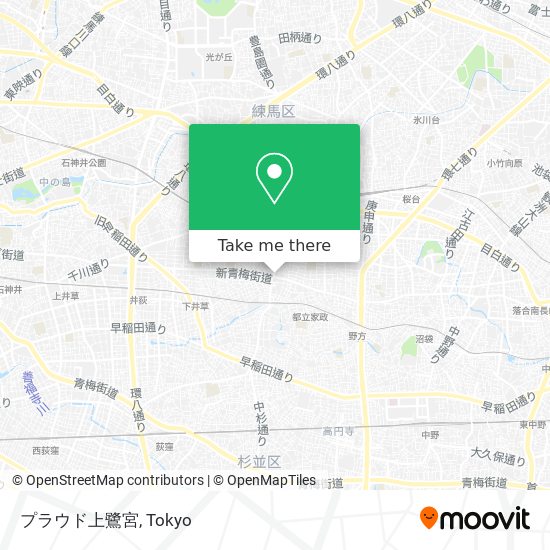 プラウド上鷺宮 map