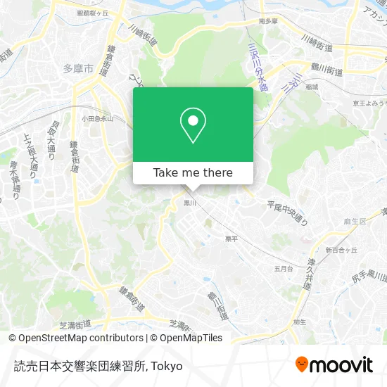 読売日本交響楽団練習所 map