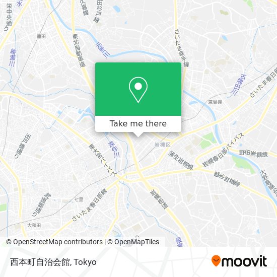 西本町自治会館 map