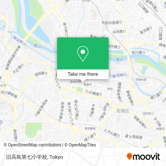 旧高島第七小学校 map