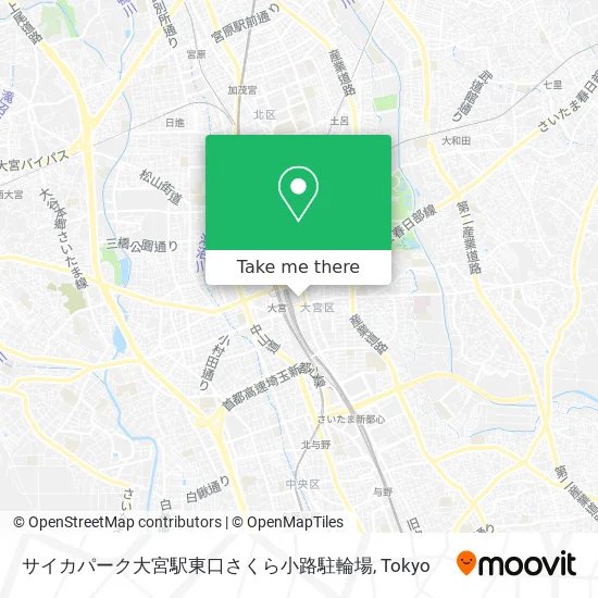 サイカパーク大宮駅東口さくら小路駐輪場 map