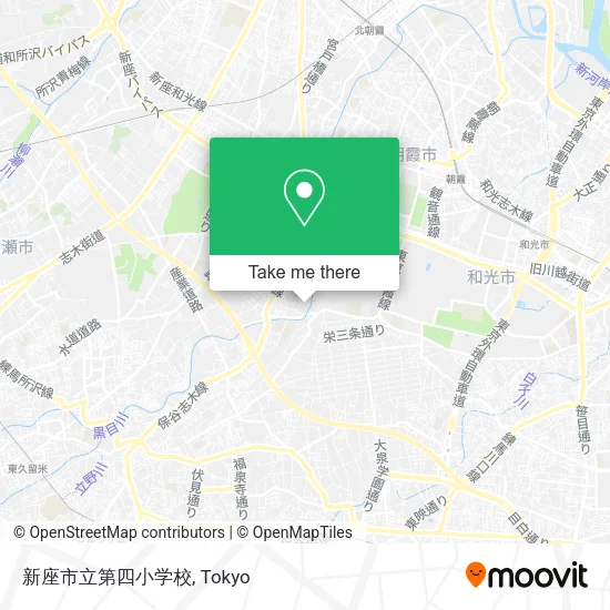 新座市立第四小学校 map