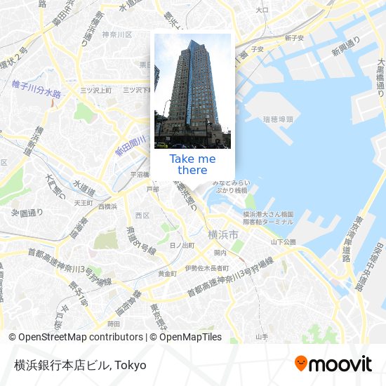 横浜銀行本店ビル map