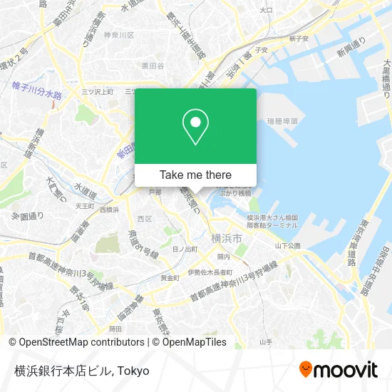 横浜銀行本店ビル map