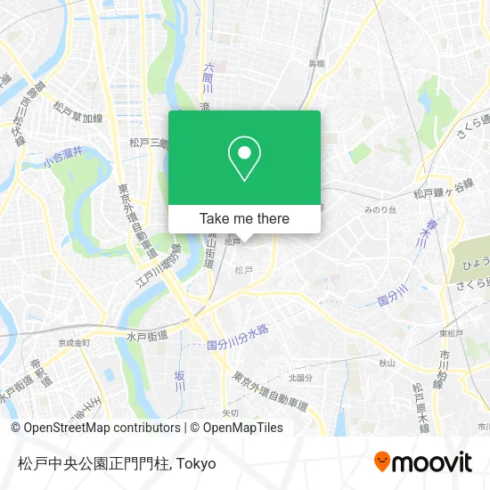 松戸中央公園正門門柱 map