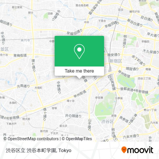 渋谷区立 渋谷本町学園 map