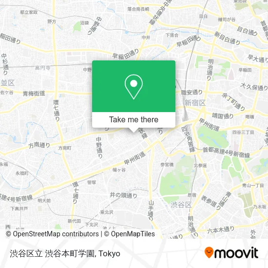 渋谷区立 渋谷本町学園 map