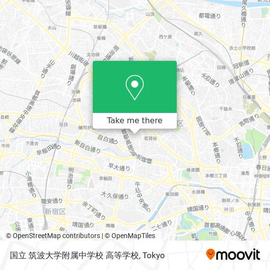 National Tsukuba University Affiliated Junior and Senior High School map