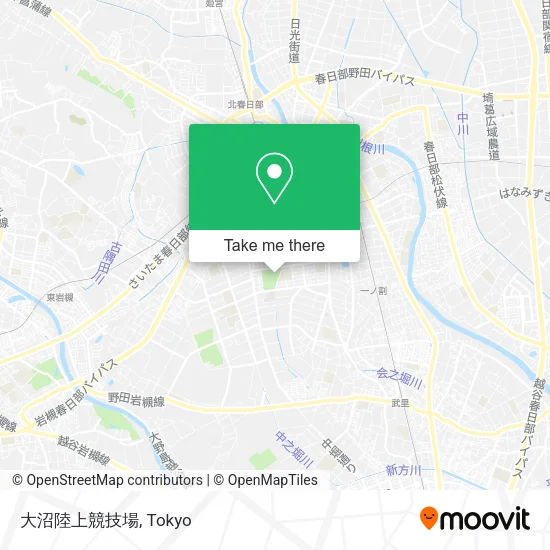 大沼陸上競技場 map