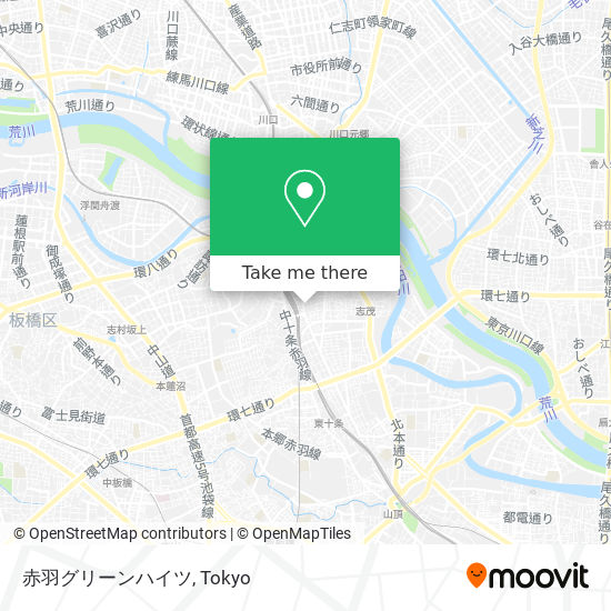 赤羽グリーンハイツ map