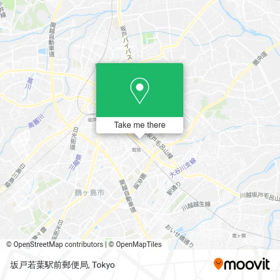 坂戸若葉駅前郵便局 map