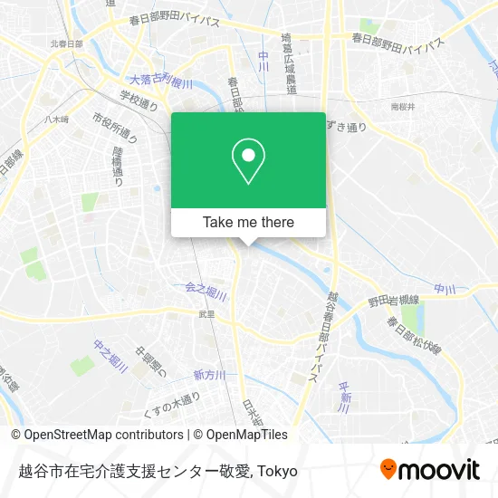 越谷市在宅介護支援センター敬愛 map