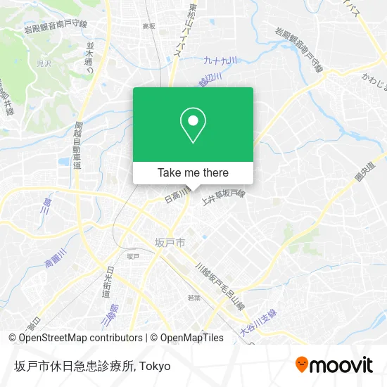 坂戸市休日急患診療所 map