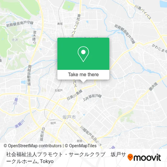 社会福祉法人プラモウト・サークルクラブ　坂戸サークルホーム map