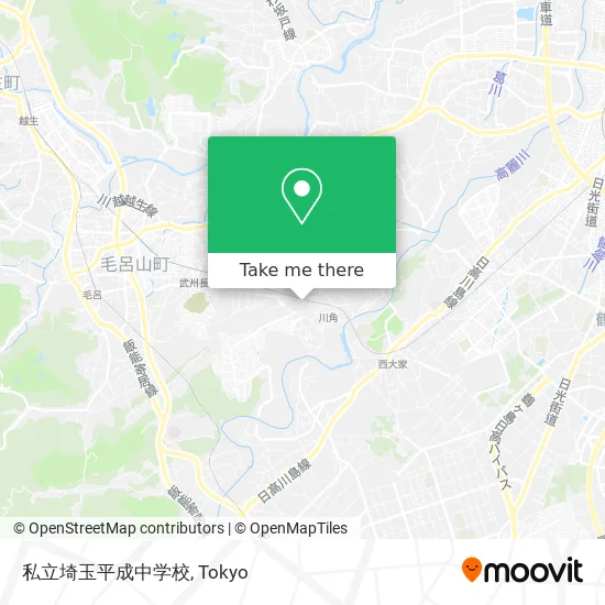 Private Saitama Heisei Junior High School map