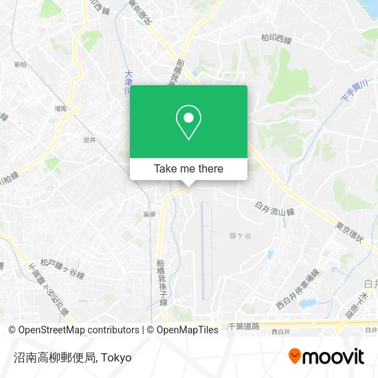 沼南高柳郵便局 map