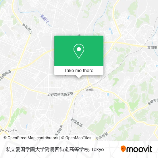 私立愛国学園大学附属四街道高等学校 map