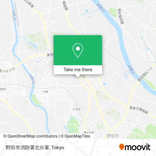 野田市消防署北分署 map