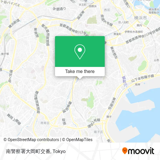 南警察署大岡町交番 map
