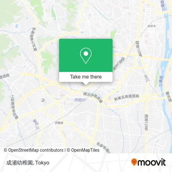 成瀬幼稚園 map
