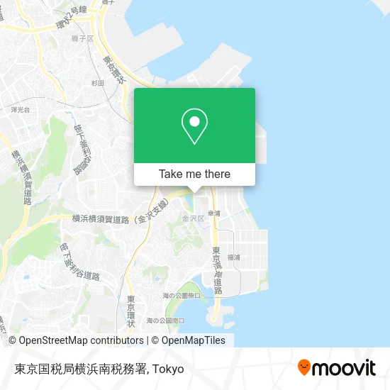 東京国税局横浜南税務署 map