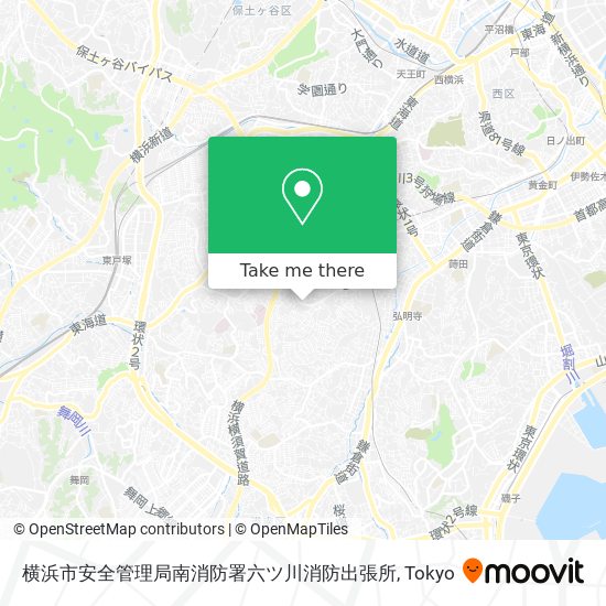 横浜市安全管理局南消防署六ツ川消防出張所 map
