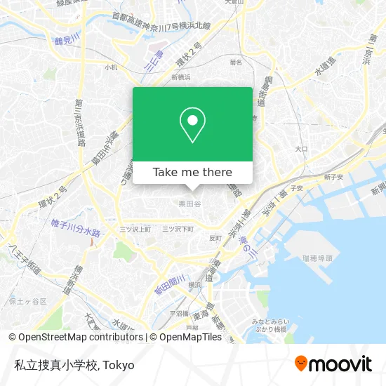 私立捜真小学校 map