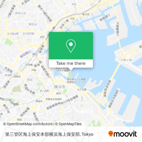 第三管区海上保安本部横浜海上保安部 map