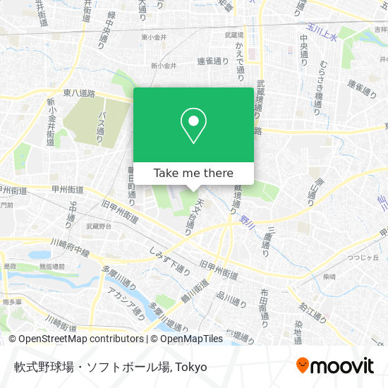 軟式野球場・ソフトボール場 map