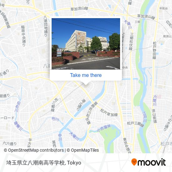 埼玉県立八潮南高等学校 map