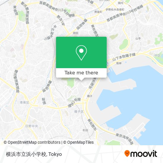 横浜市立浜小学校 map