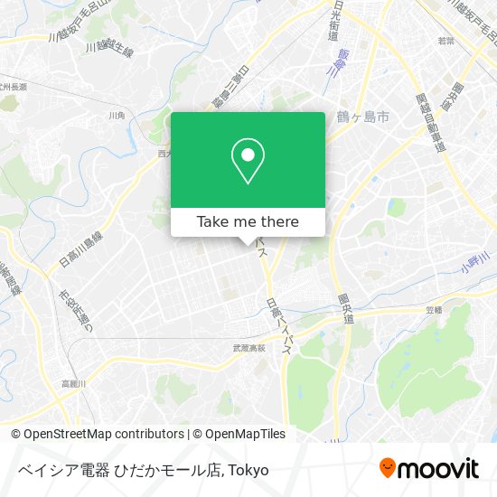 ベイシア電器 ひだかモール店 map
