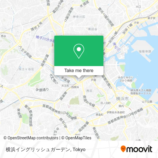 横浜イングリッシュガーデン map