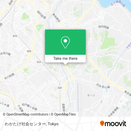 わかたけ社会センター map